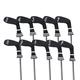Golf Club Covers 10Pcs Knitted Golf Headcover Covers Club Iron Golf Wedges Head Covers Knit Long-neck Sock Style Golf Headcovers Washable Golf Head Covers (Color : Dark Grey)