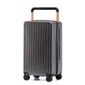 ZNBO Trolley Luggage Suitcase,Wide Pull Rod Luggage,Suitcase Multifunctional Trolley Case 20inch Luggage Ladies Lightweight Trolley Suitcase Student Password Box,Grey,24