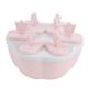 HJGTTTBN Popsicle Mould 6/8 Grids Ice Cream Mold Ice Mould Handmade Dessert Popsicle Mold for Freezer Fruit Ice Cube Maker Reusable Mold for Ice Cream (Color : Pink)