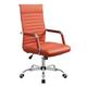 Faux Leather Lift Swivel Office Conference Gaming Desk Chair Executive Conference Task Chair with Arms lofty ambition