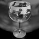 Dachshund Gin Glass 70Cl Glass Gin Balloon With Wire Haired Dachshund Design