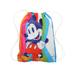 Disney Accessories | New Disney Mickey Mouse Drawstring Sling Cinch Bag Stripes | Color: White | Size: Osbb