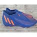 Adidas Shoes | Adidas Predator Edge 3 Youth Laceless Fg Soccer Cleats Hi-Res Blue Turbo Sz 4.5 | Color: Blue/Red | Size: 4.5b