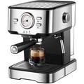 DSeenLeap Coffee Machine, Household Coffee Maker Home Espresso Coffee Machine Semi-Automatic Cafe Maker Steam Milk Foam 1.5L Espresso /20Bar