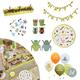 Childrens Birthday Bug Insect Partyware, Paper Cups Plates Napkins & Decorations, Kids Party Balloons