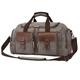 Suit Carrying Travel Bag Duffle Bag for Travel,Canvas Weekender Overnight Bag Vintage Travel Hand Bag Carry On Bag Travel Bags Organiser (Color : A, Size : 51 * 22 * 29cm)