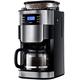 DSeenLeap Coffee Machine Coffee Maker 15-Cup Coffee Makers With Timer Mode And Auto-Off Function Grind Coffee Machine With Removable Filter Basket Stainless Steel Black