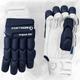 FORTRESS Original 100 Coloured Batting Gloves - Premium Cricket Batting Gloves | Superior Grip | Unmatched Ventilation | 5 Colours Available (Navy Blue, Junior (16-17cm), Left)