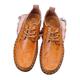 HJGTTTBN Leather Shoes Men Men's Leather Shoes Summer Breathable Hiking Shoes Leather Men's (Color : Light Brown, Size : 6.5 UK)