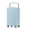 ZNBO Trolley Luggage Suitcase,Wide Pull Rod Luggage,Suitcase Multifunctional Trolley Case 20inch Luggage Ladies Lightweight Trolley Suitcase Student Password Box,Natural,26