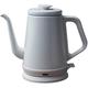 Kettles,1000W Gooseneck Kettle, 220V Stainless Steel Kettle Household Classic Teapot 1000Ml Auto Power-Off Protection Water Boiler/White hopeful