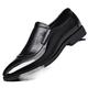 HJGTTTBN Leather Shoes Men Men's Dress Shoes Black Leather Plus Size Shoes Formal Wedding Shoes Men's Business Shoes (Color : 1, Size : 7.5 UK)