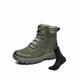 Men's Military Tactical Boots with Sports Socks, Desert Combat Boots Army Jungle Boots Lightweight Hiking Boots Breathable Military Combat Desert Boots (Color : Green, Size : 8 UK)