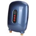 Tankless Water Heater Fast Heating Temperature Display Overheating Protection Electric Hot Water Heater for Home 6500W 220V(Blue)