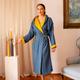 Luxurious Oversized Cotton Bathrobe, Double Sided 4-Layer Gauze Morning Robe, Elegant Muslin Perfect Dressing Gown, Unique Bridesmaid Robe