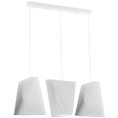 SOLLUX LIGHTING Kronleuchter "BLUM", weiß, H: 128cm, Lampen, Slush -Einstellung, Designlampe Pendelleuchte