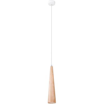 SOLLUX LIGHTING Hängeleuchte "SULA", braun (naturholz), H: 120cm, Lampen, Slush -Einstellung