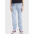 5-Pocket-Jeans LEVI'S KIDS "501 ORIGINAL JEANS" Gr. 14 (164), N-Gr, blau (lu x or last) Jungen Jeans Bekleidung