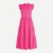 J. Crew Dresses | Jcrew Tall Tiered Ruffle-Sleeve Poplin Dress Ax323 | Color: Pink | Size: Tl