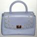 Kate Spade Bags | Kate Spade Blue Serrano Place Top Handle Purse Pearl Detail Turnlock Closure | Color: Blue/White | Size: Os