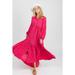 Free People Dresses | Free People Edie Maxi Dress | Color: Pink | Size: L