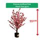 Fixtures Artificial Pink Peach Tree 95cm