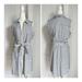 Anthropologie Dresses | Hope & Harlow Striped Nautical Linen Sleeveless Dress Size 12 | Color: Blue/Cream | Size: 12