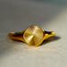 Anthropologie Jewelry | 3/$30 New Sunburst Signet Ring | Color: Gold | Size: Various