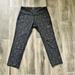 Nike Pants & Jumpsuits | Nike Dri-Fit Black Patterned Women’s Leggings Back Zip Pocket - Small | Color: Black/Gray | Size: S