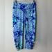 Lilly Pulitzer Pants & Jumpsuits | Lilly Pulitzer Luxletic Athletic Yoga Gym Colorful Workout Leggings | Color: Blue/Green | Size: M