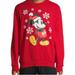 Disney Tops | Disney Women’s Red Mickey Mouse Sweatshirt M L110-8 | Color: Red | Size: M