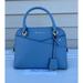 Michael Kors Bags | Michael Kors Dome Satchel Purse Jet Set Medium Saffiano Leather Chambray | Color: Blue | Size: Medium