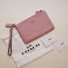 Coach Bags | Coach Coral/Pink Leather Wristlet | Color: Gold/Pink | Size: Os