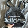 Adidas Bags | Adidas Gray Mini Backpack | Color: Gray/White | Size: Os