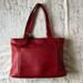 Coach Bags | Coach All Leather 90s Y2k Legacy Red Tote Large Purse | Color: Red | Size: Os