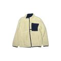 The Children's Place Fleece Jacket: Ivory Solid Jackets & Outerwear - Kids Boy's Size 7