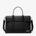 Michael Kors Bags | Michael Kors Cooper Pebbled Leather Briefcase (Silver/Black) | Color: Black | Size: Os