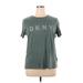 DKNY Sport Short Sleeve T-Shirt: Green Tops - Women's Size X-Large