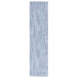 Blue 72 x 48 x 0.25 in Area Rug - Martha Stewart Rugs Striped Power Loom Polyester Area Rug in Polyester | 72 H x 48 W x 0.25 D in | Wayfair