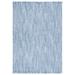 Blue 120 x 96 x 0.25 in Area Rug - Martha Stewart Rugs Striped Power Loom Polyester Area Rug in Polyester | 120 H x 96 W x 0.25 D in | Wayfair