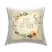 Stupell Industries Let's Get Cozy Botanical Flower Border Outdoor Printed Pillow by Laura Marshall | Wayfair pla-444_osq_18x18