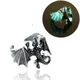 Mode-Ring Drachen Leucht Ringe Glow In Dark Pterosaur Ringe Finger Ringe Bronze Silber farbe