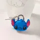 Niedliche Cartoon Silikon puppe Monster Disney Lilo & Stich Figur Metall Mini Vorhänge schloss