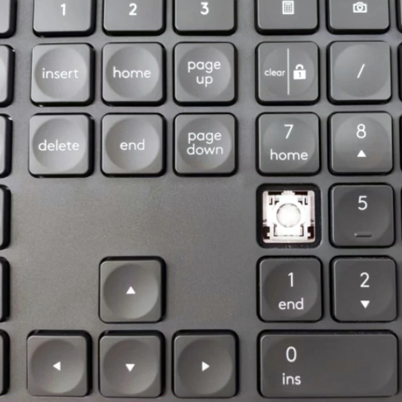 Tastatur-Laptop-Ersatzteile für Logitech Craft MX Keys S Cap Tastenkappen und Scharniere Schwarzgrau Image