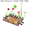 1PC Mode Unisex Lustige Gras Clips Entzückende Blume Pilz Gras Sprießen Bean Antenne Haarnadeln