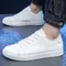 Unisex weiße Schuhe Männer Freizeit schuhe Pu Leder Herren Turnschuhe coole Street Boys Schuhe Marke männliche Schuhe Herbst flache Sports chuh