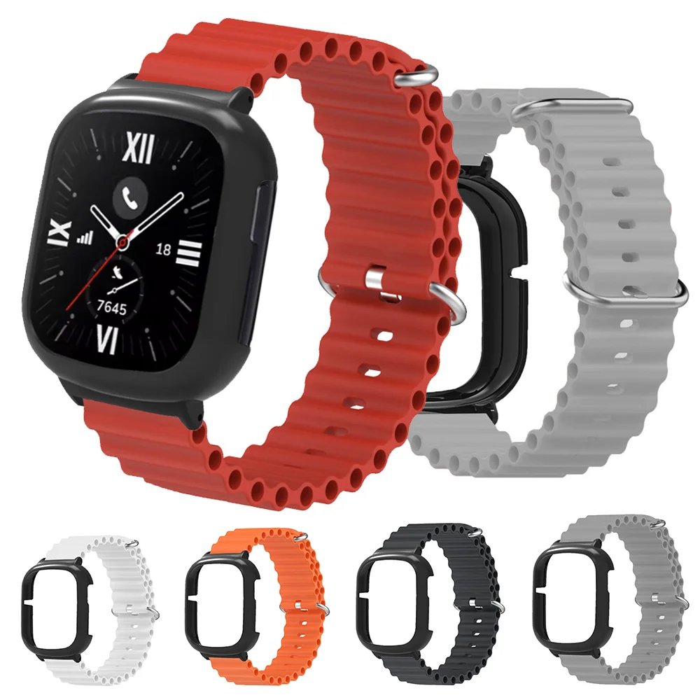Silikonarmband für Honor Watch 4, Armbandgehäuse, Ocean-Armband, Huawei Honor Watch 4, Ersatzband, Zubehör correa Image