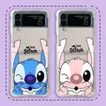 Coque de téléphone Disney Stitch Angle pour Samsung Galaxy Z Flip 3 5G Z Flip5 ZFlip3 zflip Z Flip