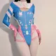 Spiel dva Overall gedruckt sexy Badeanzug Cosplay Kostüm Frauen Anime Badeanzug sexy Dessous