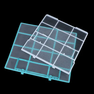 2 Stück Klimaanlage Auslass Entlüftung reinigungs filter Reparatur schwamm Anti-Staub-Netz gewebe für Wand klimaanlage Image